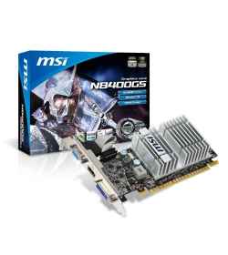 MSI N8400GS-MD512H nVidia GeForce 8400GS 512MB DDR3 VGA/DVI/HDMI Low Profile PCI-Express Video Card