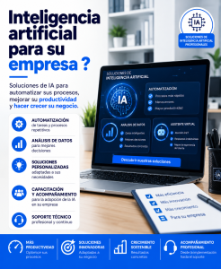 affiche professionnelle sur l’intelligence artificielle